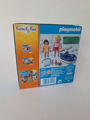 Playmobil Family Fun 70112 Badegast mit Schwimmreifen Neuheit 2021 OVP :