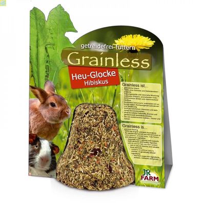 5 x JR Farm Grainless Heu-Glocke Hibiskus 125g