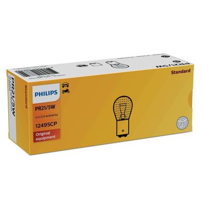 Philips PR21/5W 12V 21/5W BAW15d rot Vision 1St