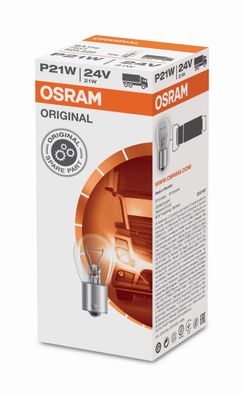 OSRAM P21W 24V 21W BA15s Original Faltschachtel