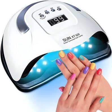 UV LED Nageltrockner Timer Lampe für Nägel Nails Tools tragbarem Weiß Retoo