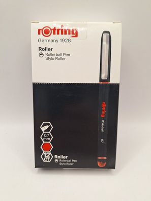 12 X Rotring Roller Kugelschreiber in Rot