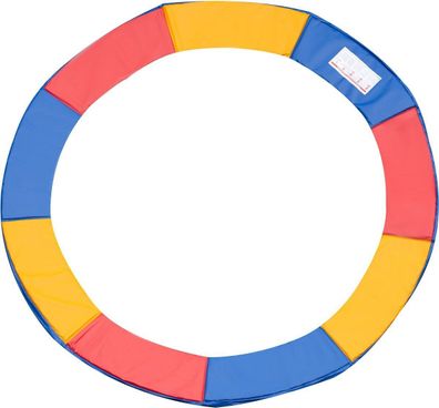 Regenbogen Trampolinrandabdeckung 244 cm - Farbenfroh & Stilvoll