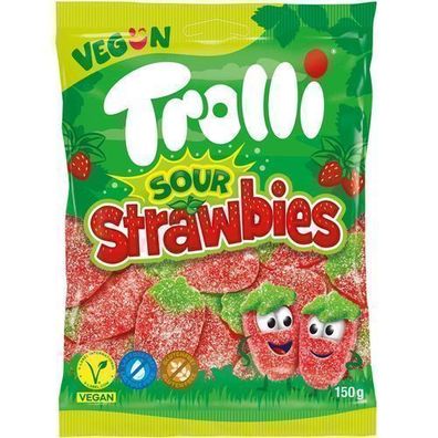 Trolli Saure Erdbeeren Fruchtgummis 150 g