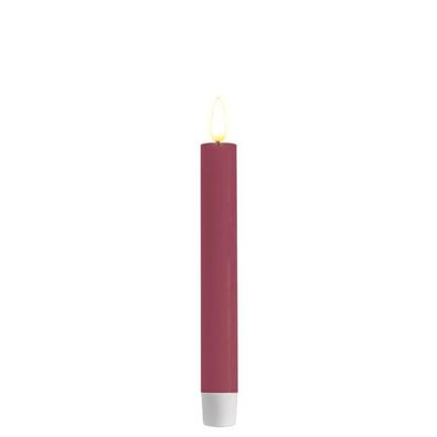 Deluxe LED-Stabkerzen 2-er Set, 15cm hoch, magenta, RF-0414 2 St