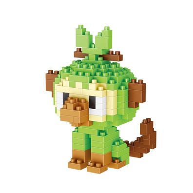 Pokemon LNO Micro-Bricks Bausatz Chimpep / Grookey