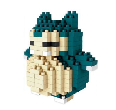 Pokemon LNO Micro-Bricks Bausatz Relaxo / Snorlax