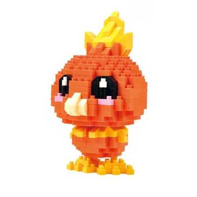 Pokemon LNO Micro-Bricks Figur Flemmli / Torchic