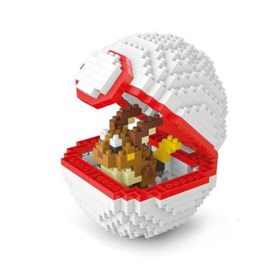 Pokemon Raichu mit Pokeball LNO Micro-Bricks Figur