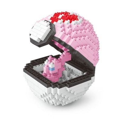 Pokemon Mew mit Pokeball LNO Micro-Bricks Figur