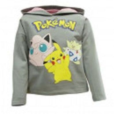 Pokemon Hoodi f?r Kinder (Unisex) - Motiv - Pikachu, Pummeluff, Togepi 116