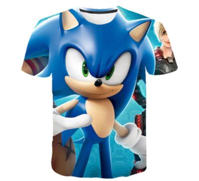 Sonic T-Shirt für Kinder (Unisex) - Motiv: Sonic 140