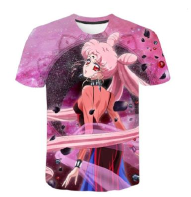 Sailor Moon T-Shirt für Kinder (Unisex) - Motiv: Black Lady Chibiusa 150