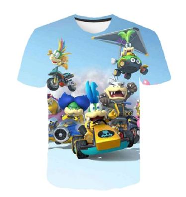 Super Mario T-Shirt für Kinder (Unisex) - Motiv: Mario Kart 150