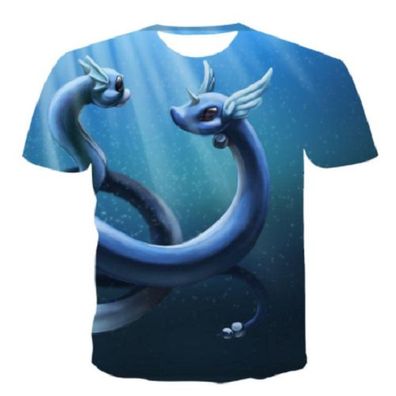 Pokemon T-Shirt für Kinder (Unisex) - Motiv: Dragonir 130