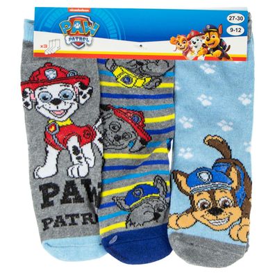 Paw Patrol Socken 3 Paar Unisex-Socken Outdoor-Socken 23-26