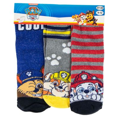 Paw Patrol Socken 3 Paar Unisex Socken Outdoor-Socks 23-26