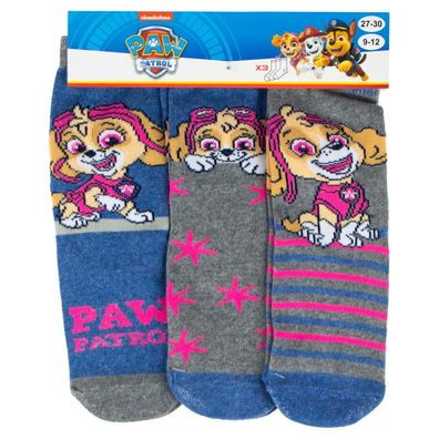 Paw Patrol Socken 3 Paar Unisex Socks Outdoor-Socken 23-26