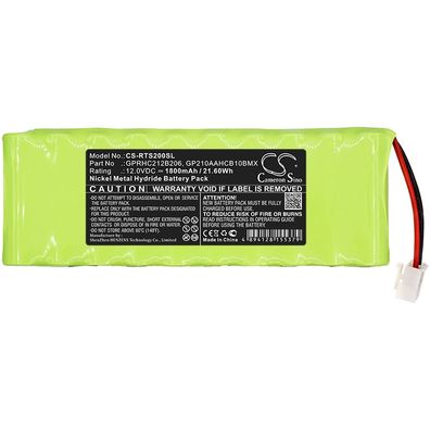 Ersatzakku - CS-RTS200SL - Roto RT2 / 2412-3011 - 12 Volt 1800mAh Ni-MH