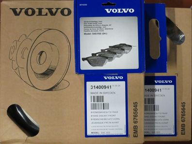 Original Volvo C30/ C70 06-/ S40 05-/ V50 Bremsensatz vorne, 2x 31471819 + 30742030