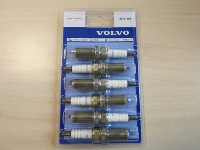 Original Zündkerzen für Volvo V70/ S80/ XC60 6-Zyl. Turbo Teilenummer: 30751805