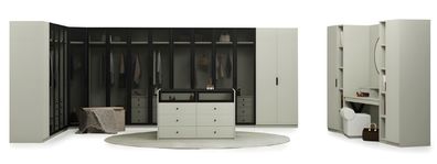 Schlafzimmer Begehbarer Kleiderschrank Modern Weiß Schränke Eingangsbereich