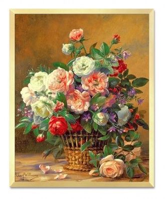 Blumenarrangement Kunstdruck Poster Druckbild Leinwanddruck Print G120295