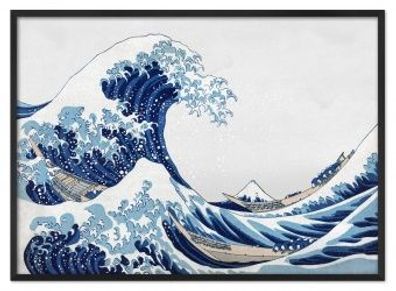 Die Große Welle Vor Kanagawa Kunstdruck Poster Druckbild G111126