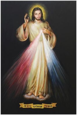 Barmherziger Jesus Kunstdruck Poster Druckbild Leinwanddruck G120036