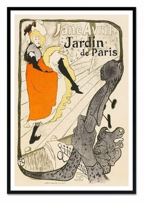 Jardin De Paris Alphonse Mucha Poster Druckbild Leinwanddruck G102523