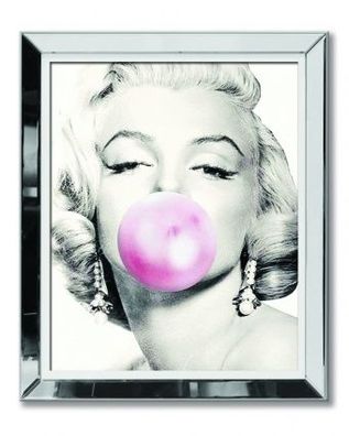 Marilyns Kaugummi“ Kunstdruck Poster Druckbild Leinwanddruck G111076