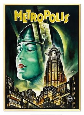 Metropolis Kunstdruck Poster Druckbild Leinwanddruck Print G108150