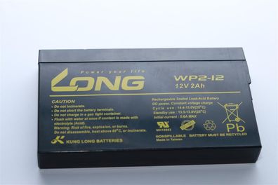 Long - WP2-12 - 12 Volt 2000mAh Pb