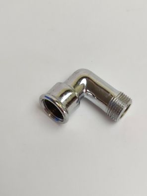 Winkel 90° für Quetschverschraubung 3/8" IG/AG DN 10