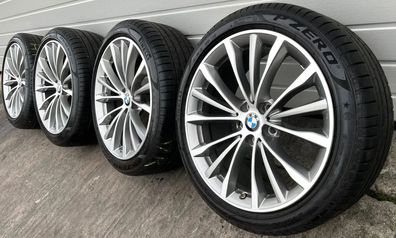 4x Original BMW 5/6er F10 F11 F06 F12 F13 19 Zoll Sommerräder W Speiche 663 2022 7mm