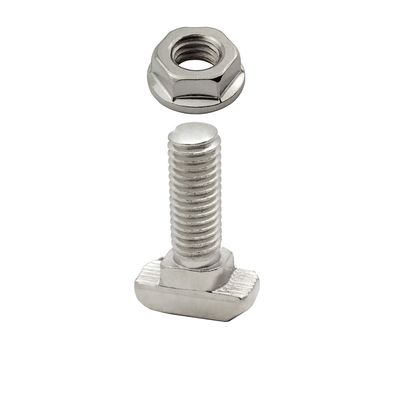 Hammerschraube T-Schraube M8 25mm Nut 10 für Aluprofil 45-er