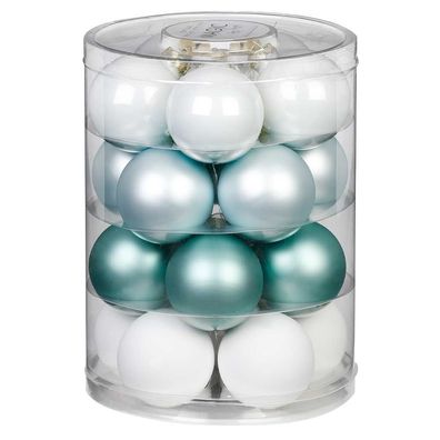Weihnachtskugeln 20 Stk 6cm Nordic Journey Inge-Glas