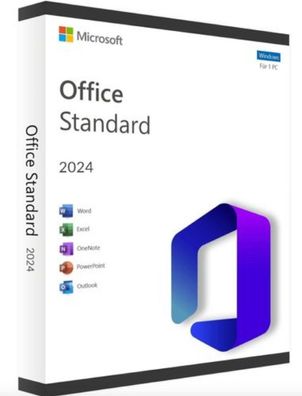 Microsoft Office 2024 Standard Vollversion MS Pro 32/64Bit SOFORT