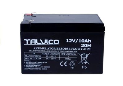 Langlebige Gel-Batterie 12V / 10Ah für Elektro-Kinderautos - Ideales Geschenk