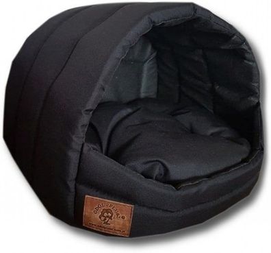 Hochwertiges Hundebett mit Garantie - Bequem für kleine Hunde - Schwarz