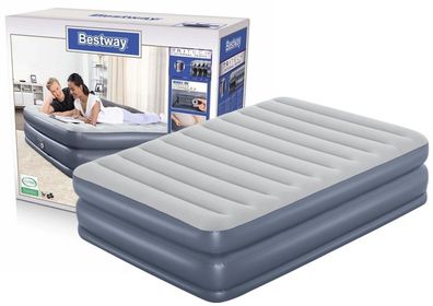 Bestway Komfortables Luftbett für 2 Personen - Großformat mit integrierter Pumpe