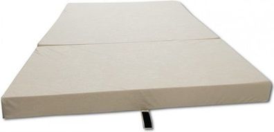 Klappbare Campingmatratze - Kompakt & Leicht - 200x80x10 cm - Creme