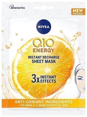 Nivea Q10 Plus C 10-Minuten-Tuchmaske, 1 Blatt