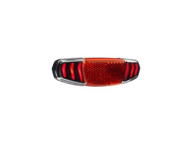 BUSCH &amp; MÜLLER LED-Gepäckträgerrücklicht "Topl schwarz / rot