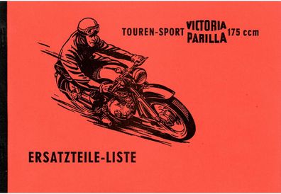 Ersatzteile Katalog Victoria Parilla, 175 ccm Touren und Sportmodell