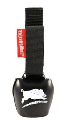 swisstrailbell® Braveheart Edition Deep Black: "Be Wild", Trailbell, Bear Bell