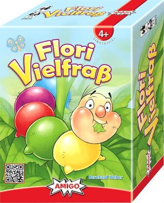 Amigo - Flori Vielfraß - Kinderspiel Würfelspiel Raupe Spiel Spielzeug