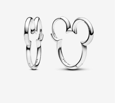 Pandora Disney Micky Maus Silhouette Ohrringe