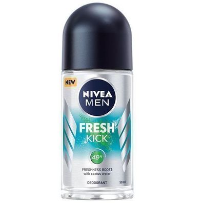 Nivea Men Fresh Kick Antitranspirant Roll-On, 50ml