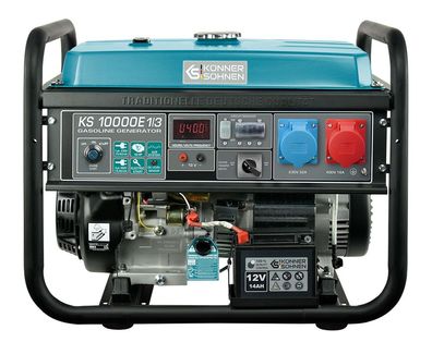 Könner & Söhnen KS 10000E-1/3 Stromerzeuger Strom generator Benzin Notstromag